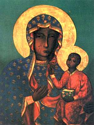 Schwarze Madonna von Tschenstochau (Wikipedia)