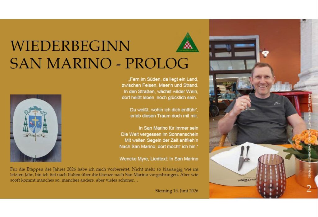 Ager Stefan - unterwegs am Benediktweg von Roverigo nach San Marino