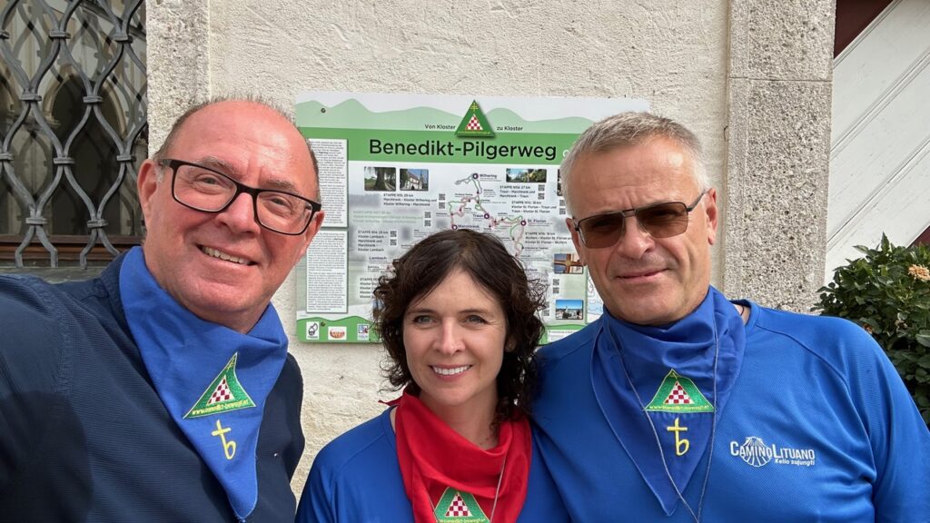 Pilger aus Litauen am Benedikt_Pilgerweg
